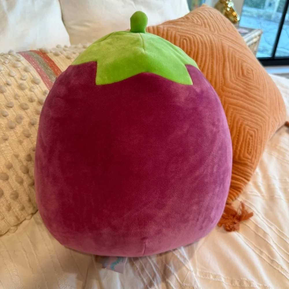 ⛱️Squishmallows - Purple Glena Eggplant Plush - OS